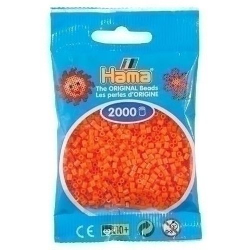 Hama Hama mini strijkkralen oranje 0004