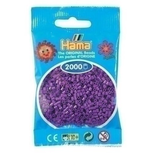 Hama Hama mini strijkkralen paars 0007