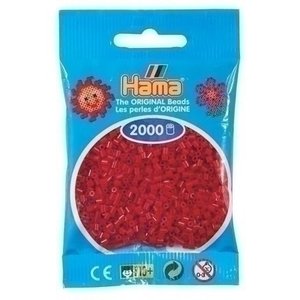 Hama Hama mini strijkkralen donkerrood 0022