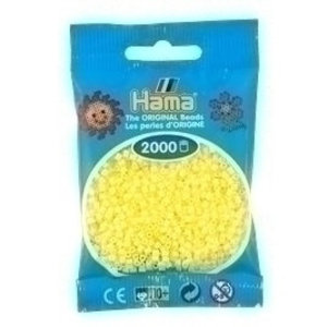 Hama Hama mini strijkkralen geel pastel 0043