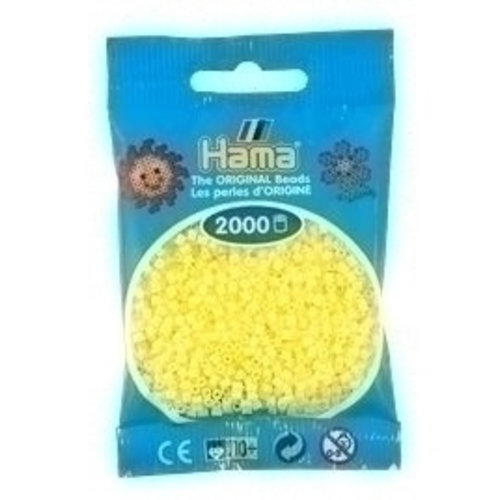 Hama Hama mini strijkkralen geel pastel 0043