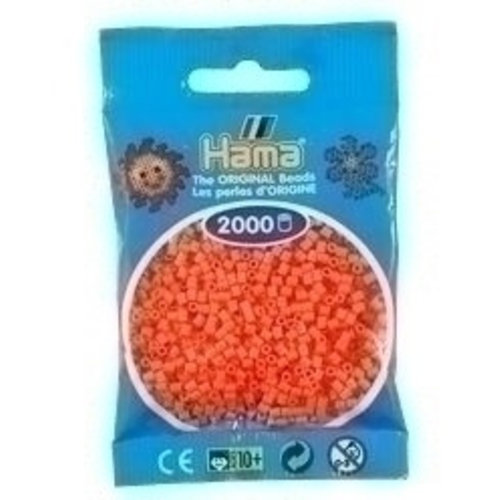 Hama Hama mini strijkkralen rood pastel 0044