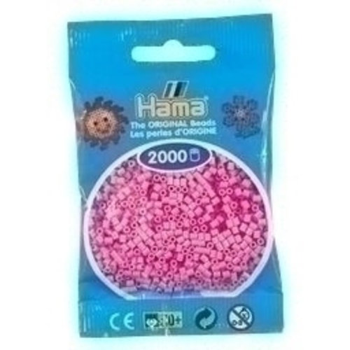 Hama Hama mini strijkkralen roze pastel 0048