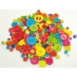 Playbox Knutsel knopen mix 500 gram