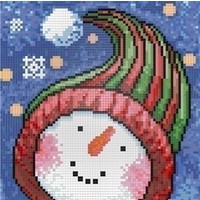 Diamond Painting Snowman Portrait AZ-1262