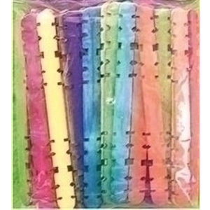 Eduplay Knutselhoutjes klein gekleurd 100 stuks