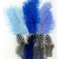 Marabou Veren 5-13 cm 18 stuks Boy