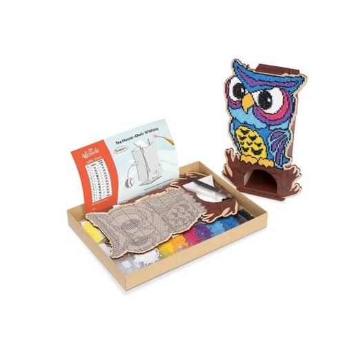 Wizardi Wizardi Diamond Painting Tea House Owl WW003