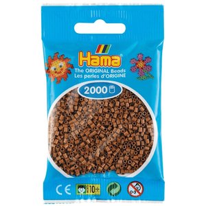 Hama Hama mini strijkkralen Nougat Bruin 0076 2000 st