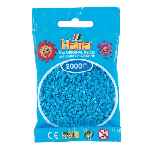 Hama Hama mini strijkkralen Azure blauw 49