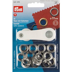 Prym Prym Ringen met Schijven 11 mm Zilver