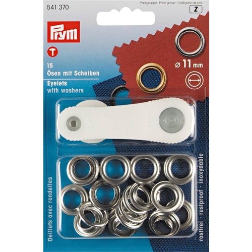 Prym Prym Ringen met Schijven 11 mm Zilver