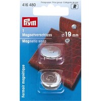 Prym Magneetsluiting 19 mm Zilver 2 stuks