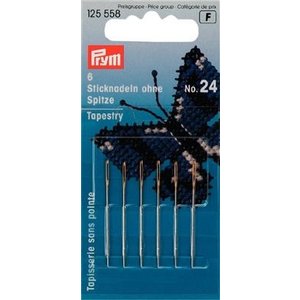 Prym Prym Borduurnaald Zonder Punt N°24 6 stuks