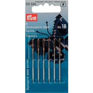 Prym Prym Borduurnaald Zonder Punt N°18 6 stuks