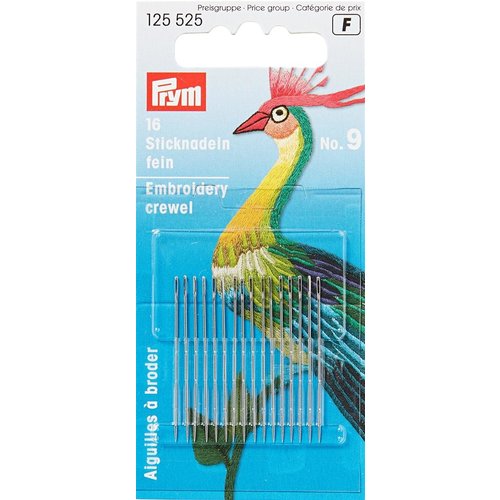 Prym Prym Borduurnaald Crewel Fijn N°9 16 stuks