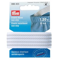 Prym Elastische Tailleband Nonslip 25 mm Wit 1,2 meter