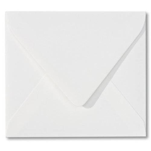 10 Witte enveloppen 140 x 140 mm 120 gram