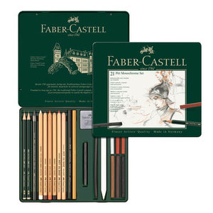 Faber Castell Pitt Monochrome set Faber-Castell 21-delig medium