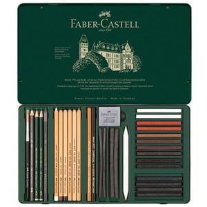 Faber Castell Pitt Monochrome set Faber-Castell 33-delig groot