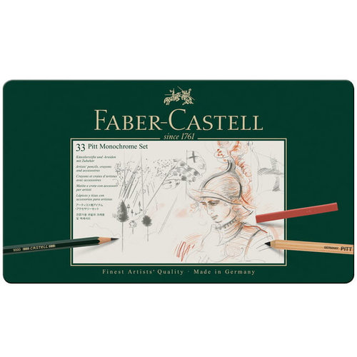 Faber Castell Pitt Monochrome set Faber-Castell 33-delig groot