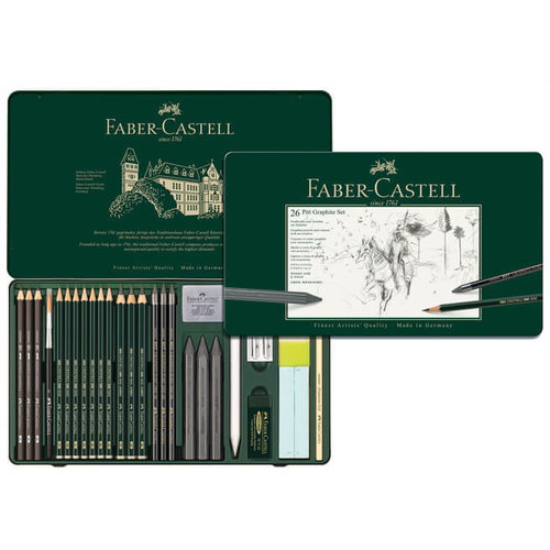 Faber Castell Grafietset Faber-Castell Pitt 26-delig