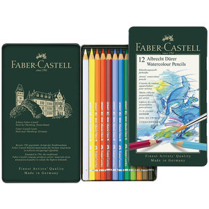 Faber Castell Aquarelpotlood Faber-Castell Albrecht Dürer etui à 12 stuks