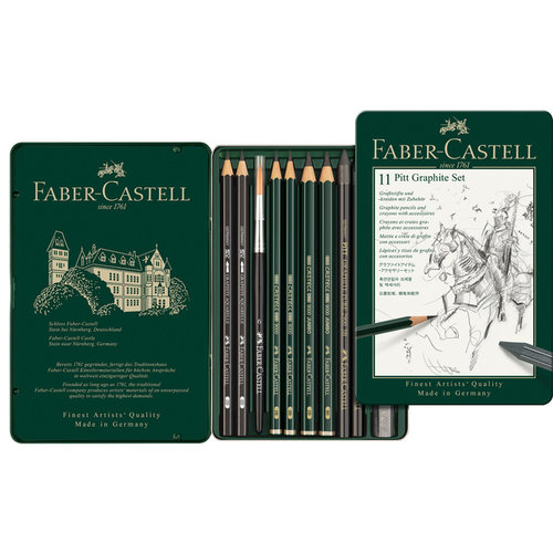 Faber Castell Grafietset Faber-Castell Pitt 11-delig