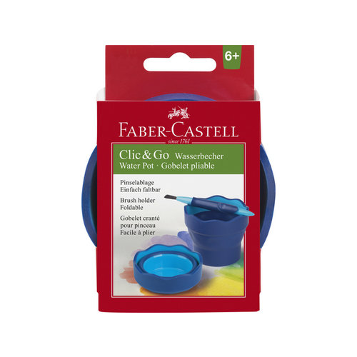 Faber Castell Faber-Castell Watercup Clic&Go blauw