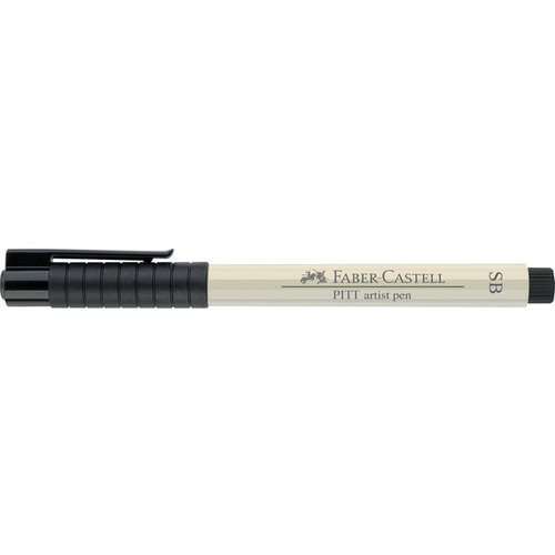 Faber Castell Tekenstift Faber-Castell Pitt Artist Pen Soft Brush 270 warm grijs I