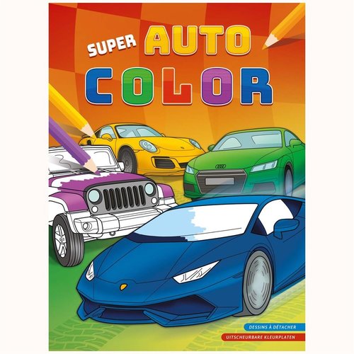 Kleurboek Super Auto Color Kleurboek Super Auto Color
