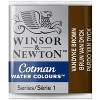 W&N Cotman Waterverf Half Napje VANDYKE BROW