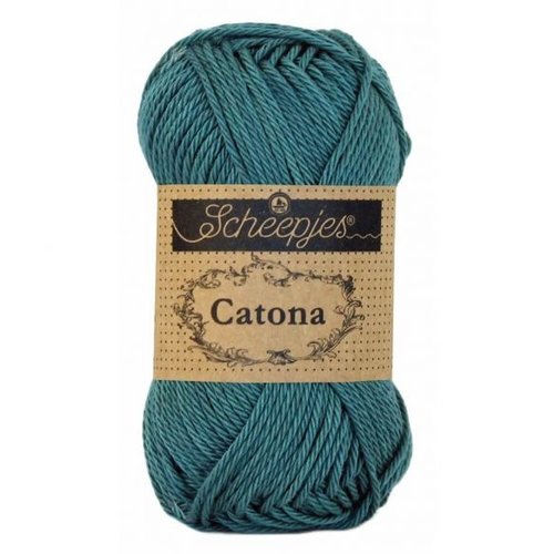 Scheepjeswol Scheepjes Catona 50 gram - 391 Deep Ocean Green