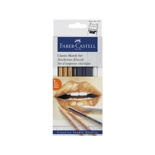 Faber Castell potloodset Faber-Castell classic 6-delig