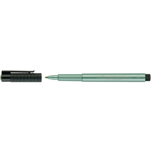 Faber Castell tekenstift Faber-Castell Pitt Artist Pen 294 groen metallic