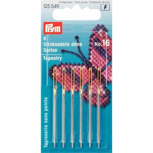 Prym Borduurnaald Zonder Punt N°16 6 stuks