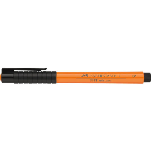 Faber Castell tekenTstift Faber-Castell Pitt Artist Pen S 113 oranje