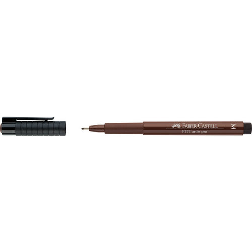 Faber Castell Tekenstift Faber-Castell Pitt Artist Pen M donker sepia