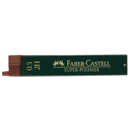 Faber Castell potloodstiftjes Faber Castell Super-Polymer 0,5mm 2H