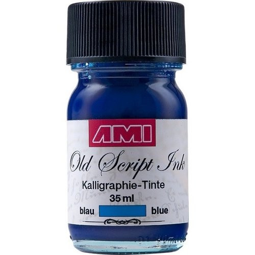 Ami Kalligrafie Old Script Inkt 35ml Blauw