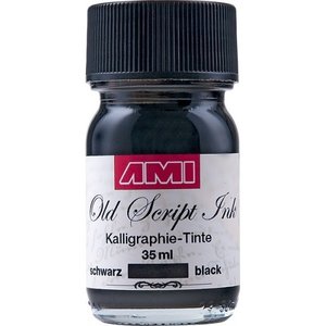 Ami Kalligrafie Old Script Inkt 35ml Zwart