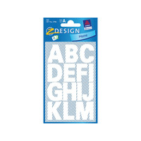 Letteretiket Z-design Home pakje a 2 vel watervast wit 25 mm
