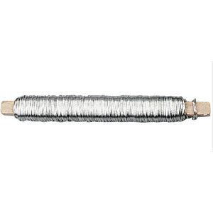Meyco Bloemendraad dikte 0,65 mm zilver 39 meter Meyco Bloemendraad dikte 0,65 mm zilver 39 meter
