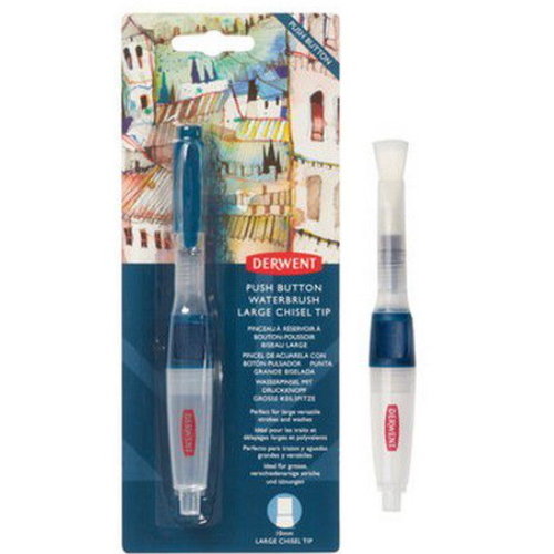 Derwent Derwent Push Button Waterbrush Chisel 10 mm