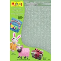 Makins Clay Klei structuurvel set E 4 vel 17,5 x 11,5 cm