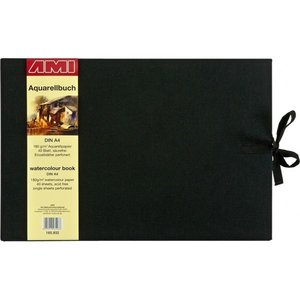Ami Ami Aquarelboek A4 dwars 180 gram 40 vellen Ami Ami Aquarelboek A4 dwars 180 gram 40 vellen