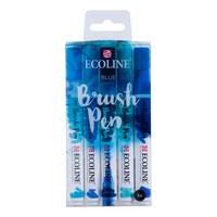 Ecoline Set van 5 Brush Pens -  Blauw