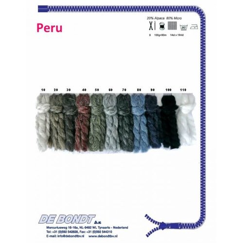 Scheepjeswol Scheepjes Peru 100 gram  090 Blauw