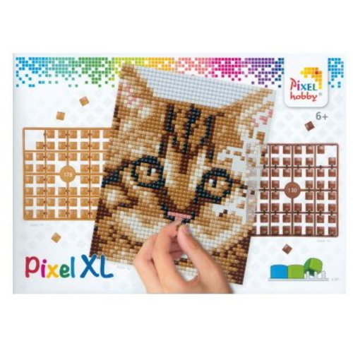 PixelHobby Pixelhobby XL Geschenkset 4 platen Kitten 28021