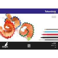 Tekenblok Kangaro A3 200 gram 20 vel wit